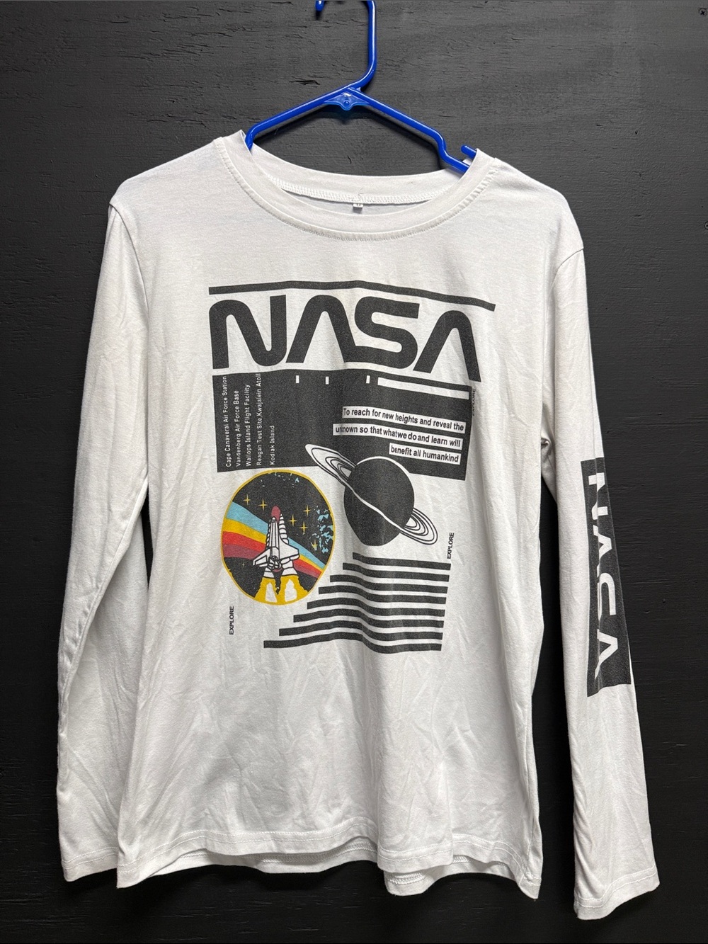 Kids Long-Sleeve Graphic Tee - White